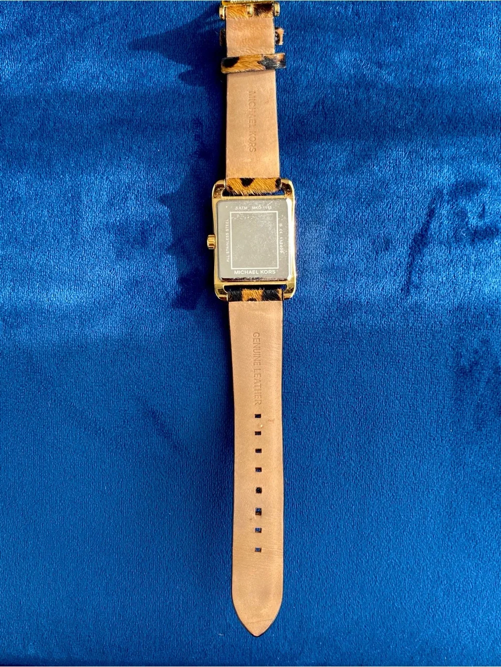 Michael Kors Monroe Gold and Leopard Print Watch